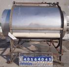 Used Vegetable Tumble Dryer, 304 stainless steel, inclined.  4 foot diameter x 6 foot long screening section with 2 foot flight spacing, each 2 inches high.  Screen portion appears sound.  Driven by ...