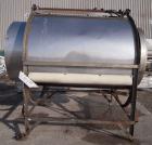 Used Vegetable Tumble Dryer, 304 stainless steel, inclined.  4 foot diameter x 6 foot long screening section with 2 foot flight spacing, each 2 inches high.  Screen portion appears sound.  Driven by ...