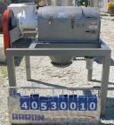Used Prater Industries Rotary Sieve, 316 stainless steel. Approximate 6