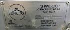 Used Stainless Steel Sweco Centrifugal Sifter