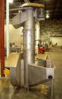 Used Vanmark Corporation Hydrolift/Destoner, Model 02005-0044, Series 2000, 304 stainless steel. Approximate capacity up to 25,000 pounds per hour. Designed as a pre-washer product and separates non-...