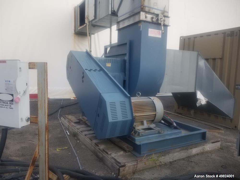 Used Dual Carbitrol Activated Charcoal Air Scrubbing Unit