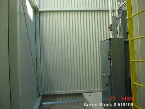 USED: Ceco scrubber filtration unit, 13,000 cfm including super-structure and enclosure; 200 ft plus stainless steel ducting.