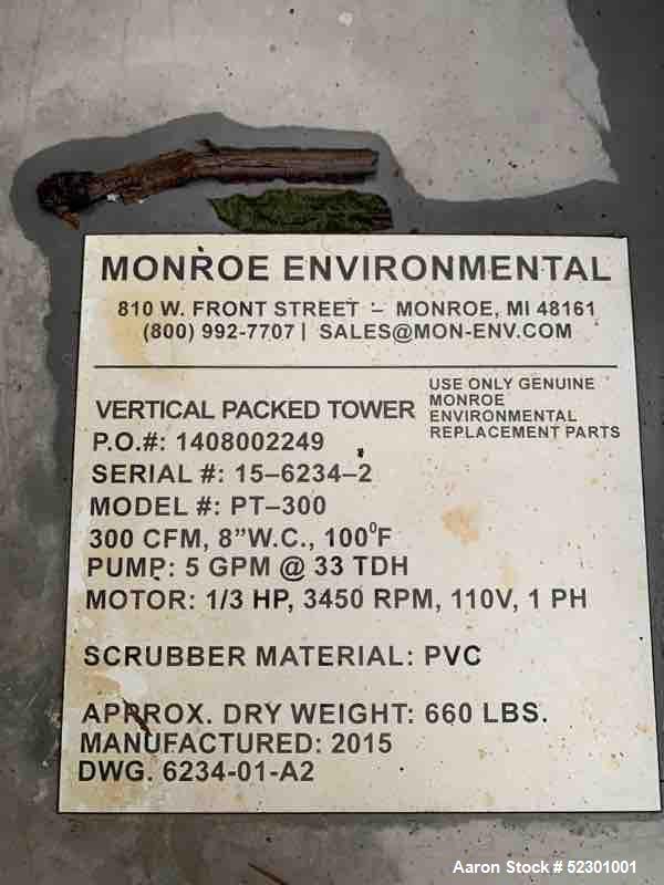 Used-Monroe Environmental Air Scrubber