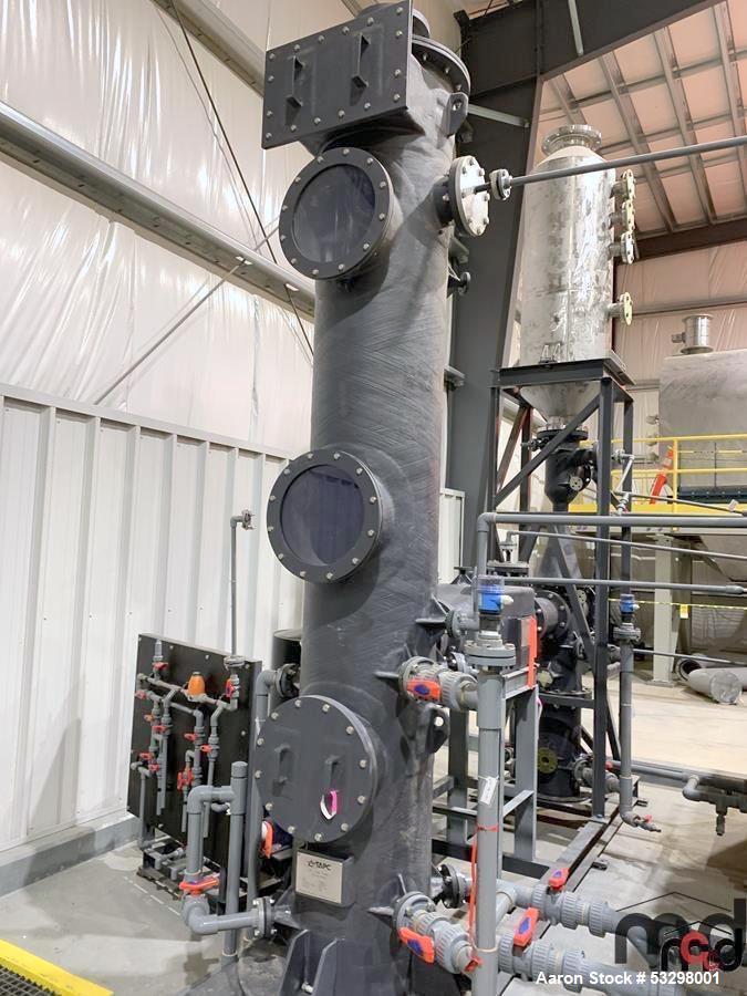 Unused TAPC Packed Tower Scrubber System | Model c-SORB-20-44 | Venturi + Tower + Pumps | 1196 Am³/hr | Built 2022