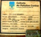 USED: Ceilcote fiberglass scrubber, model SPT 16-84. 500 acfm capacity. 16
