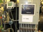 Used Ceilcote Air Pollution Process Scrubber. Design pressure -20 to 2 psi. Material of construction Furan. Scrubber capacity 150 ACFM at 180 degrees F. 215 Gallon tank capacity. Skid mounted with pu...