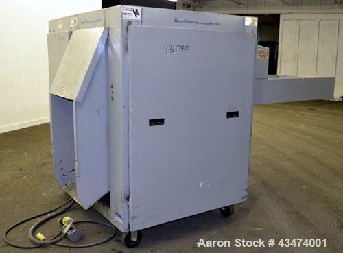 Used Ameri-Shred Series 3 Strip Cut Industrial Paper Shredder, Model AMS-2500, Carbon Steel. 20” Wide feed throat, (29) approximately 10” diameter x 3/4” thick cutters, over/under design, 20” wide x ...