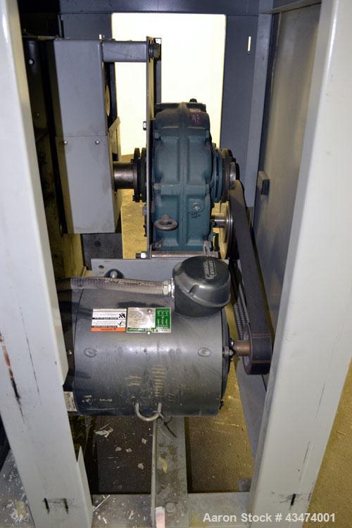 Used Ameri-Shred Series 3 Strip Cut Industrial Paper Shredder, Model AMS-2500, Carbon Steel. 20” Wide feed throat, (29) approximately 10” diameter x 3/4” thick cutters, over/under design, 20” wide x ...