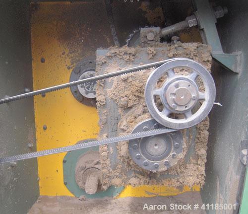 Used Bloapco (Blower Application Co) Shredder, model 3FCS-4058BVA, carbon steel. (4) Shaft unit, approximately 58" x 40" infeed with hopper. Driven by a 40 hp, 3/60/208-230/460 volt, 1770 rpm gearmot...