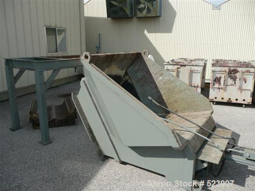 USED: 50 hp SSI shredder, model Q55-ED(40), ram feed. Previously used for medical waste shredding. Low hours.
