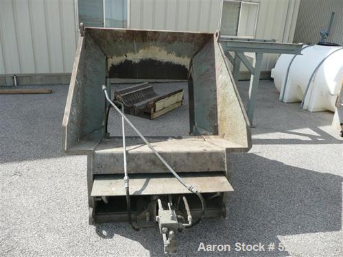 USED: 50 hp SSI shredder, model Q55-ED(40), ram feed. Previously used for medical waste shredding. Low hours.