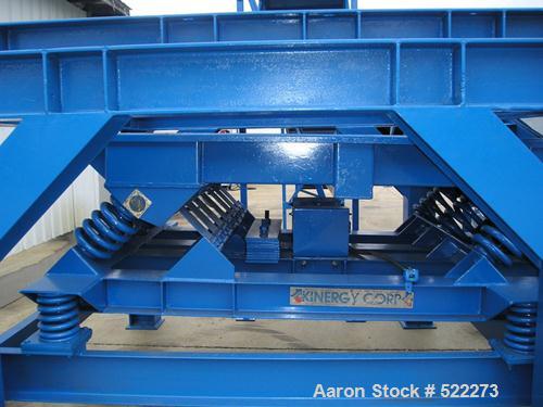USED: Shred Tech ST100 shredder. Cutting chamber is 62" x 32", dual shaft, slow speed shear type, two 50 hp drives.