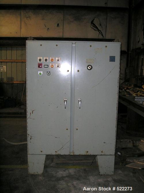 USED: Shred Tech ST100 shredder. Cutting chamber is 62" x 32", dual shaft, slow speed shear type, two 50 hp drives.