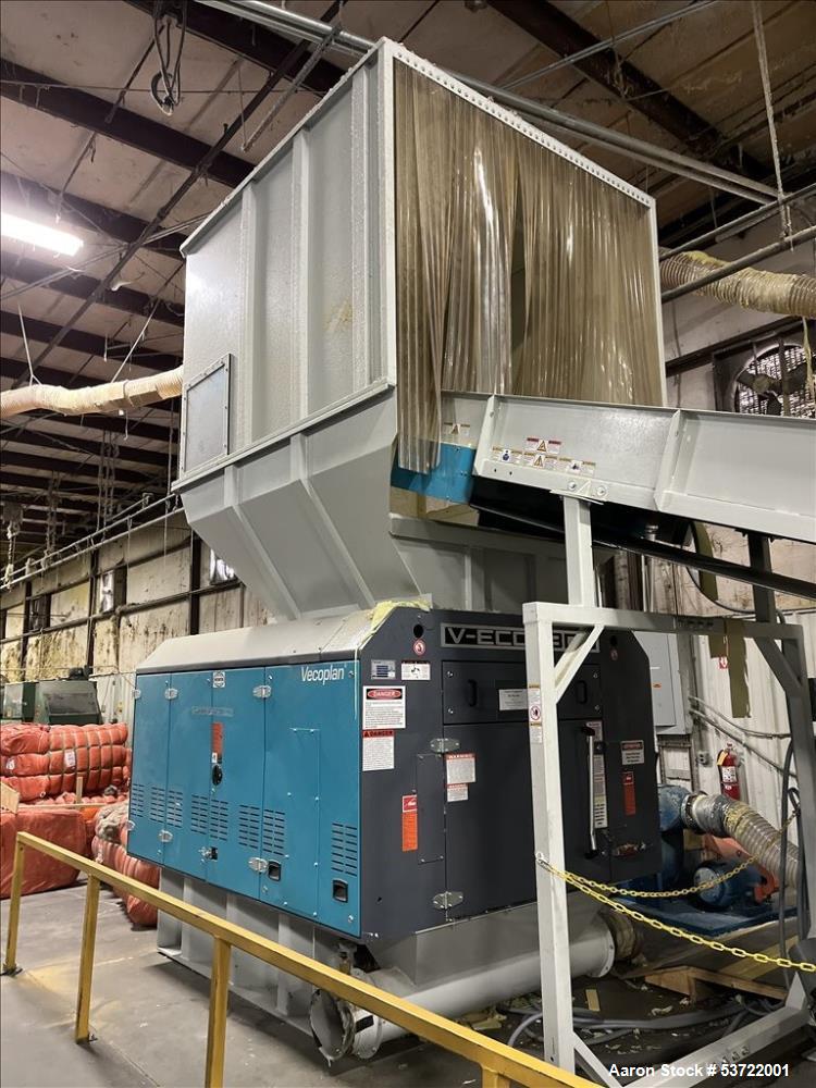 Vecoplan Material Recycling Rotary Shredder, Model V-ECO 1300