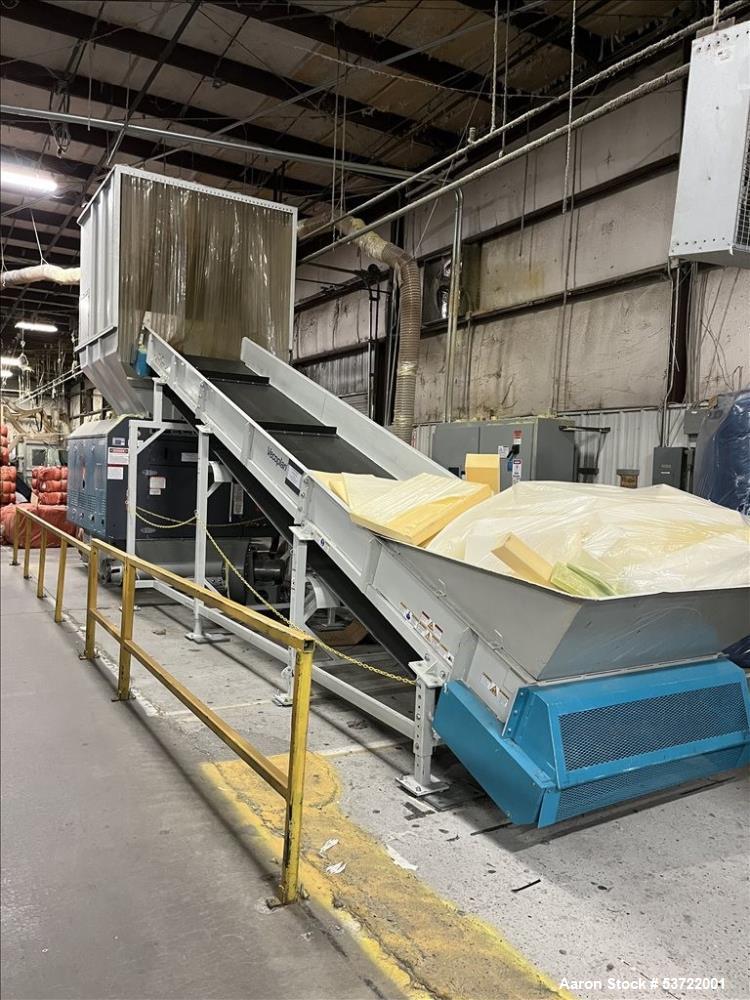 Vecoplan Material Recycling Rotary Shredder, Model V-ECO 1300