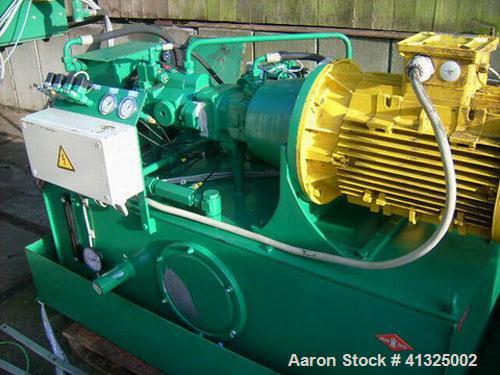 Used Vecoplan VAZ 300-180 UNF Single Roll Shredder with 134 kW (178 hp) motor, 1800 mm x 3000 mm (5.9' x 9.8') inlet, with 620 mm (2') and 1800 mm (5.9') cutting width, 42 knives, including hydraulic...