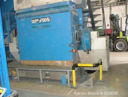 USED: Weima shredder, type WLK 20/2X55, complete line for resizing. (1) Super Jumbo, driven by 2 x 55 kW motors. Width of rotor 78.7" (2000mm), diameter of rotor 23.6" (600mm). (1) S & S tunnel metal...