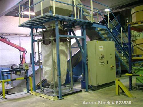 USED: Weima shredder, type WLK 20/2X55, complete line for resizing. (1) Super Jumbo, driven by 2 x 55 kW motors. Width of rotor 78.7" (2000mm), diameter of rotor 23.6" (600mm). (1) S & S tunnel metal...
