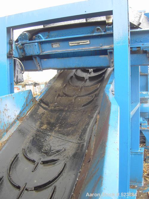 USED: Zeno mobile shredder line. (1) Zeno 2 roll shredder ZDV 3000 x2000; (1) Zeno shredder ZMNR 710 - 1400 - 500; (1) magnetic separator; (1) power generator Mercedes-Benz motor; includes conveyors....