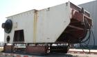 Used Holzmag Single Roll Shredder. Material of construction is carbon steel. 23.4” (600 mm) diameter x 66” (1690 mm) straight side roll with interchangeable knives. Hydraulic ram. Screen with 1.17” x...