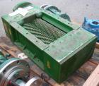 Used JWC Environmental Twin Shaft Open Channel Muffin Monster Shredder, Model 30001-12, Carbon Steel. (2) rows of  4-3/4