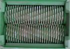 Used JWC Environmental Twin Shaft Open Channel Muffin Monster Shredder, Model 30001-12, Carbon Steel. (2) rows of  4-3/4