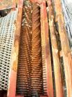 USED: JWC Environmental twin shaft open Channel Muffin Monster shredder, model 30003-40. Carbon steel. (2) rows of 4