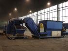 USED: Zeno mobile shredder line. (1) Zeno 2 roll shredder ZDV 3000 x2000; (1) Zeno shredder ZMNR 710 - 1400 - 500; (1) magnetic separator; (1) power generator Mercedes-Benz motor; includes conveyors....