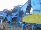 USED: Zeno mobile shredder line. (1) Zeno 2 roll shredder ZDV 3000 x2000; (1) Zeno shredder ZMNR 710 - 1400 - 500; (1) magnetic separator; (1) power generator Mercedes-Benz motor; includes conveyors....