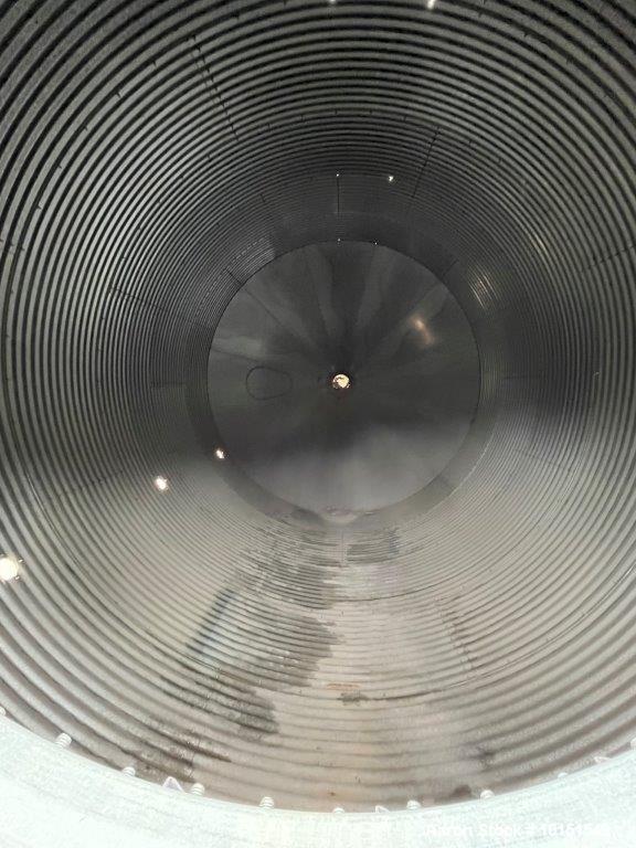 Used 12,000 Gallon Galvanized Steel Silo – Cone Bottom, Leg-Mounted, 12' Diameter