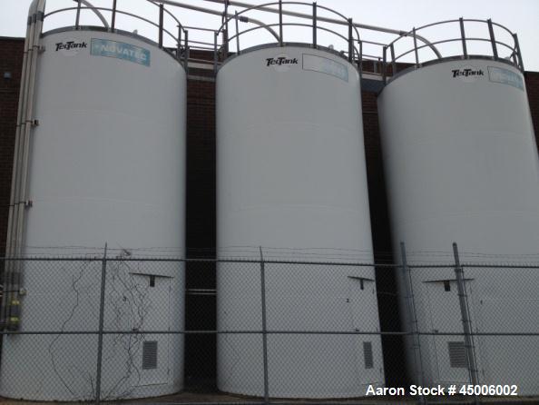 Used Bulk Storage Welded Steel Dry Material Silo. Approximate 12' Diameter x 24' High. Approximate 20,305 Gallons(2715 Cu.Ft.) Skirted Bottom.