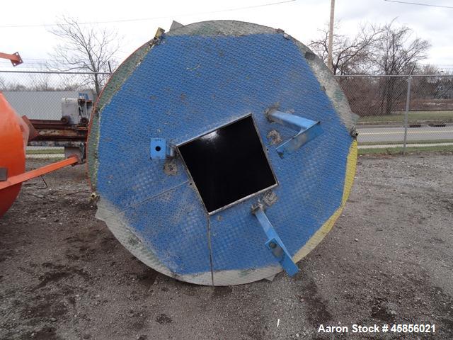 Used- Hopper Silo, Approximate 220 Cubic Feet, Carbon Steel.