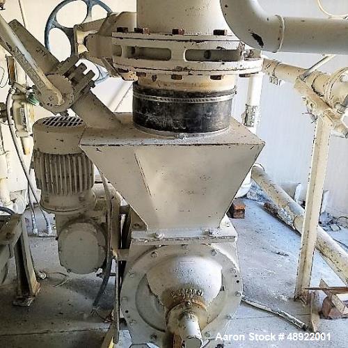 Used (6) Plastic Pellet Silos.