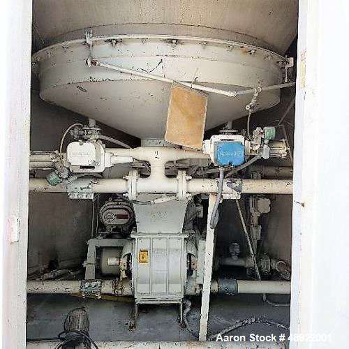 Used (6) Plastic Pellet Silos.
