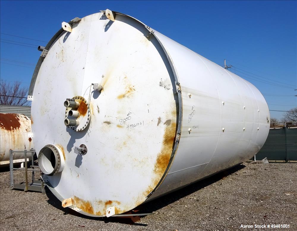 Used- Columbian Tec Tank Silo, 1730 Cubic feet (12,941.3 gallon), Carbon Steel