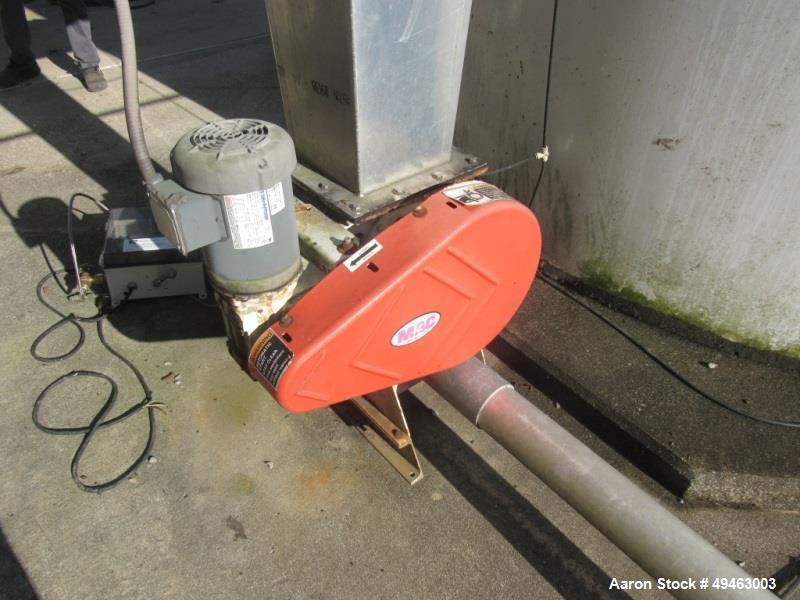 Used Columbian TecTank / Silo, 3,940. 12’ diameter x 55’ high. Carbon Steel. Skirt mounted. Available at extra cost: Pneumatic Conveying system, Pumps, Ladder). Last used for Granulated Sugar.