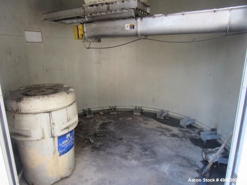 Used Columbian TecTank / Silo, 3,940. 12’ diameter x 55’ high. Carbon Steel. Skirt mounted. Available at extra cost: Pneumatic Conveying system, Pumps, Ladder). Last used for Granulated Sugar.