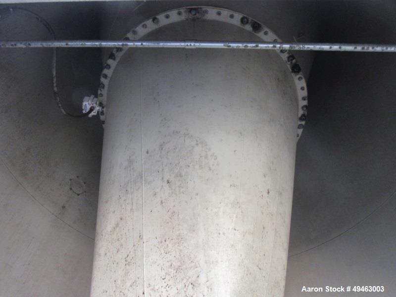 Used Columbian TecTank / Silo, 3,940. 12’ diameter x 55’ high. Carbon Steel. Skirt mounted. Available at extra cost: Pneumatic Conveying system, Pumps, Ladder). Last used for Granulated Sugar.