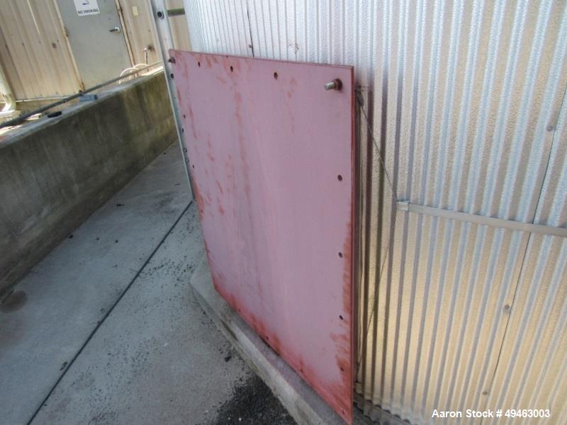Used Columbian TecTank / Silo, 3,940. 12’ diameter x 55’ high. Carbon Steel. Skirt mounted. Available at extra cost: Pneumatic Conveying system, Pumps, Ladder). Last used for Granulated Sugar.