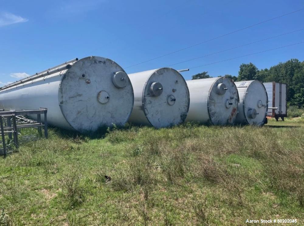 Used CST Pellet Resin Silo – 7,000 Cu. Ft. Capacity, 143" Dia x 71' High