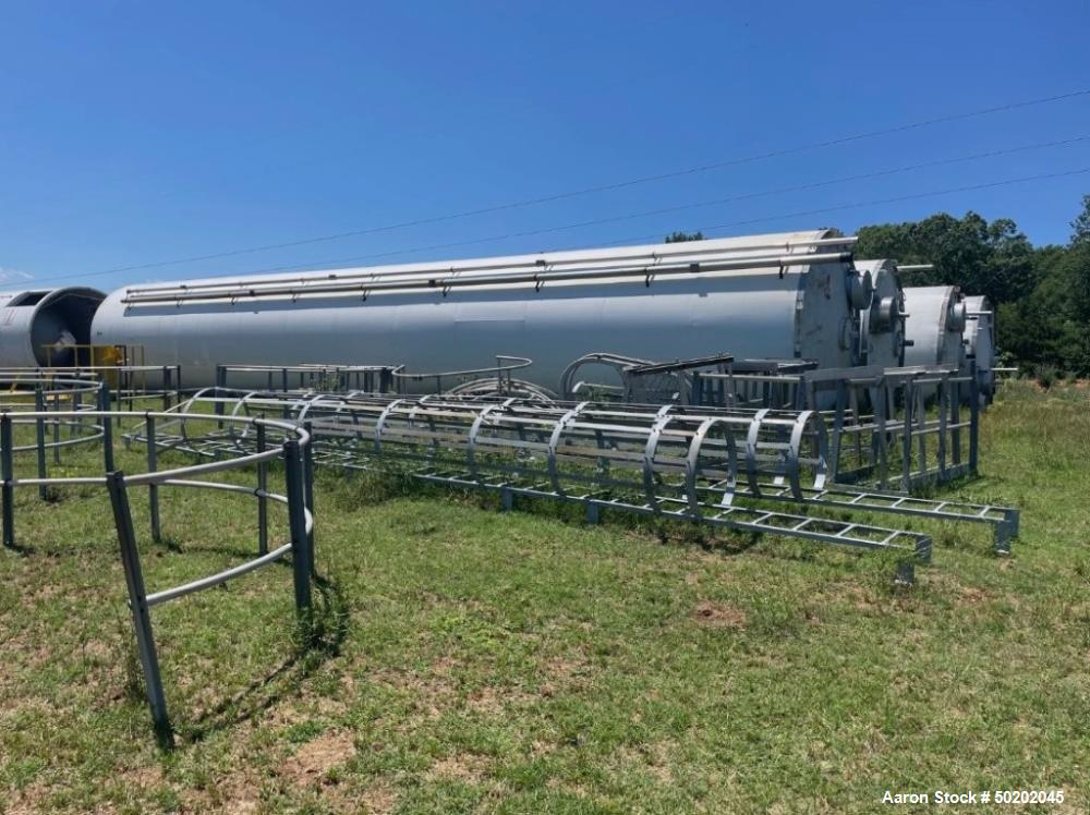 Used CST Pellet Resin Silo – 7,000 Cu. Ft. Capacity, 143" Dia x 71' High