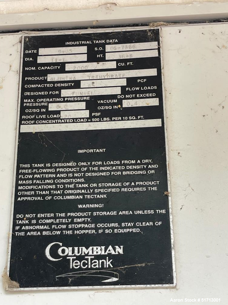 Used Columbian Tank, Silo
