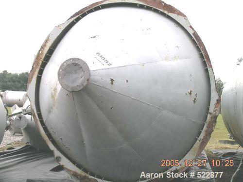 USED: 2800 Cubic foot carbon steel silo. 12'0" diameter x 21'6"straight side x 9'6" high 60 degree cone. 24" bolted manway. ...