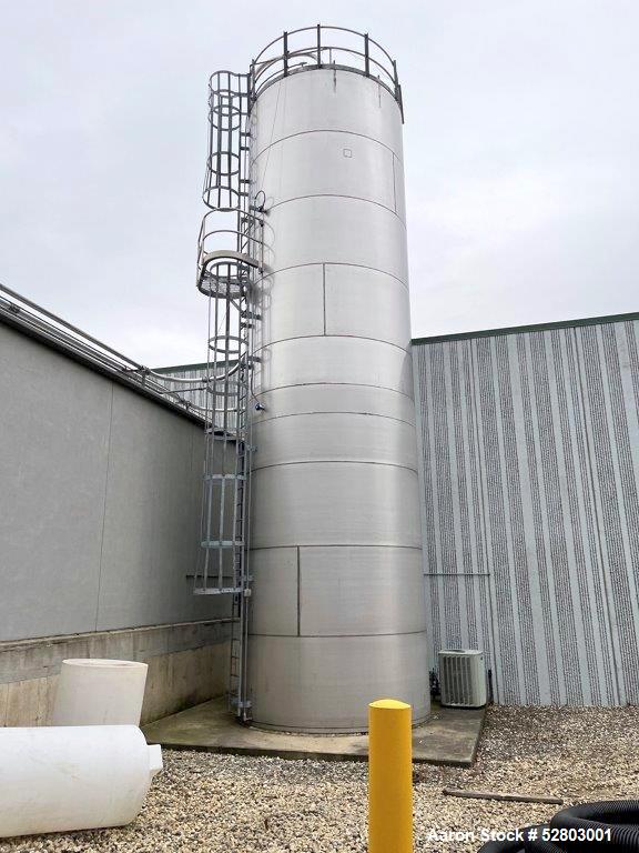 Used-Columbian TecTank Stainless Steel Silo