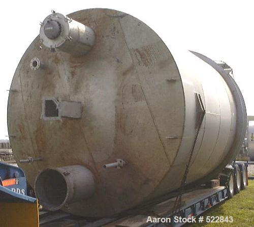 USED: 2500 Cubic foot stainless steel bin. 12'0" diameter x 20'0"straight side x 10'7" cone height, model 60-52-12. Complete withmounting ring and closed top. Reported in excellent condition.Built by...
