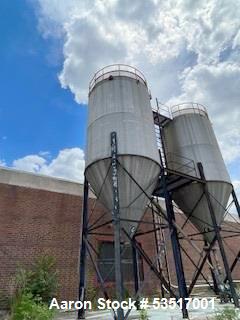 Used (2) Stainless Steel Silo Vacuum Conveying System,