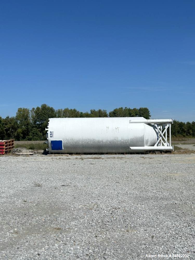 Unused 5,300 Cu. Ft. CST Bulk Storage Silo with Fluidized Flow Cone Bottom Design