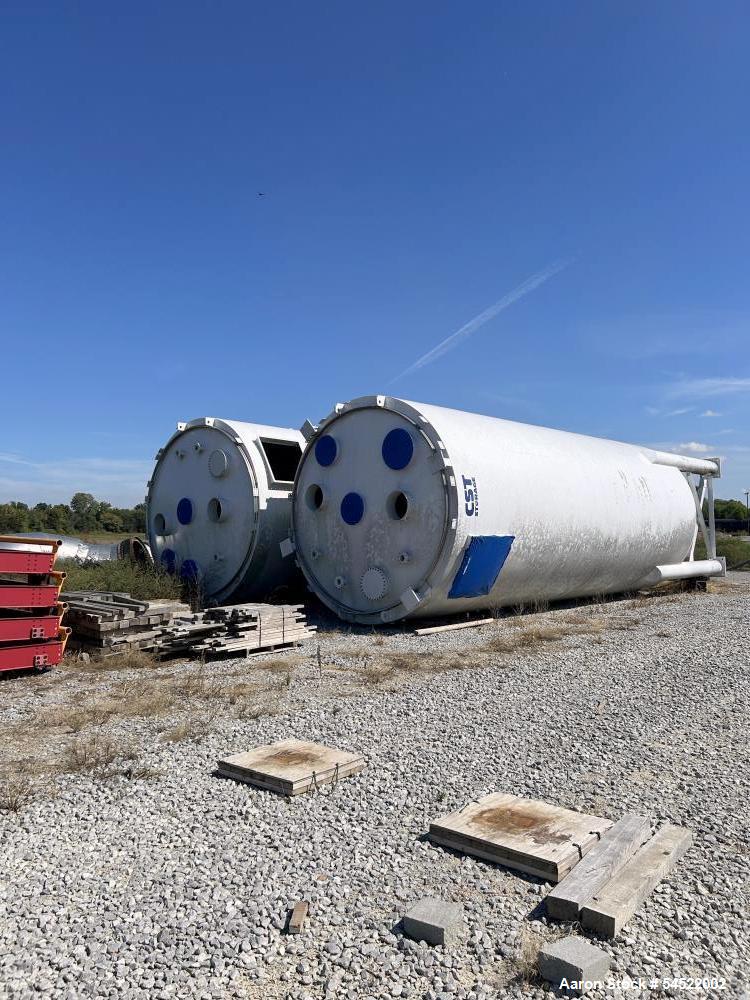 Unused 5,300 Cu. Ft. CST Bulk Storage Silo with Fluidized Flow Cone Bottom Design