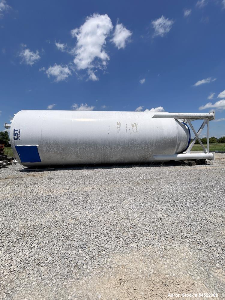 Unused 5,300 Cu. Ft. CST Bulk Storage Silo with Fluidized Flow Cone Bottom Design